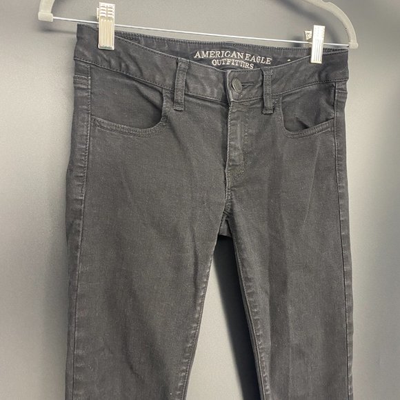 AEO | Jegging Super Stretch Jeans Black - Picture 2 of 6